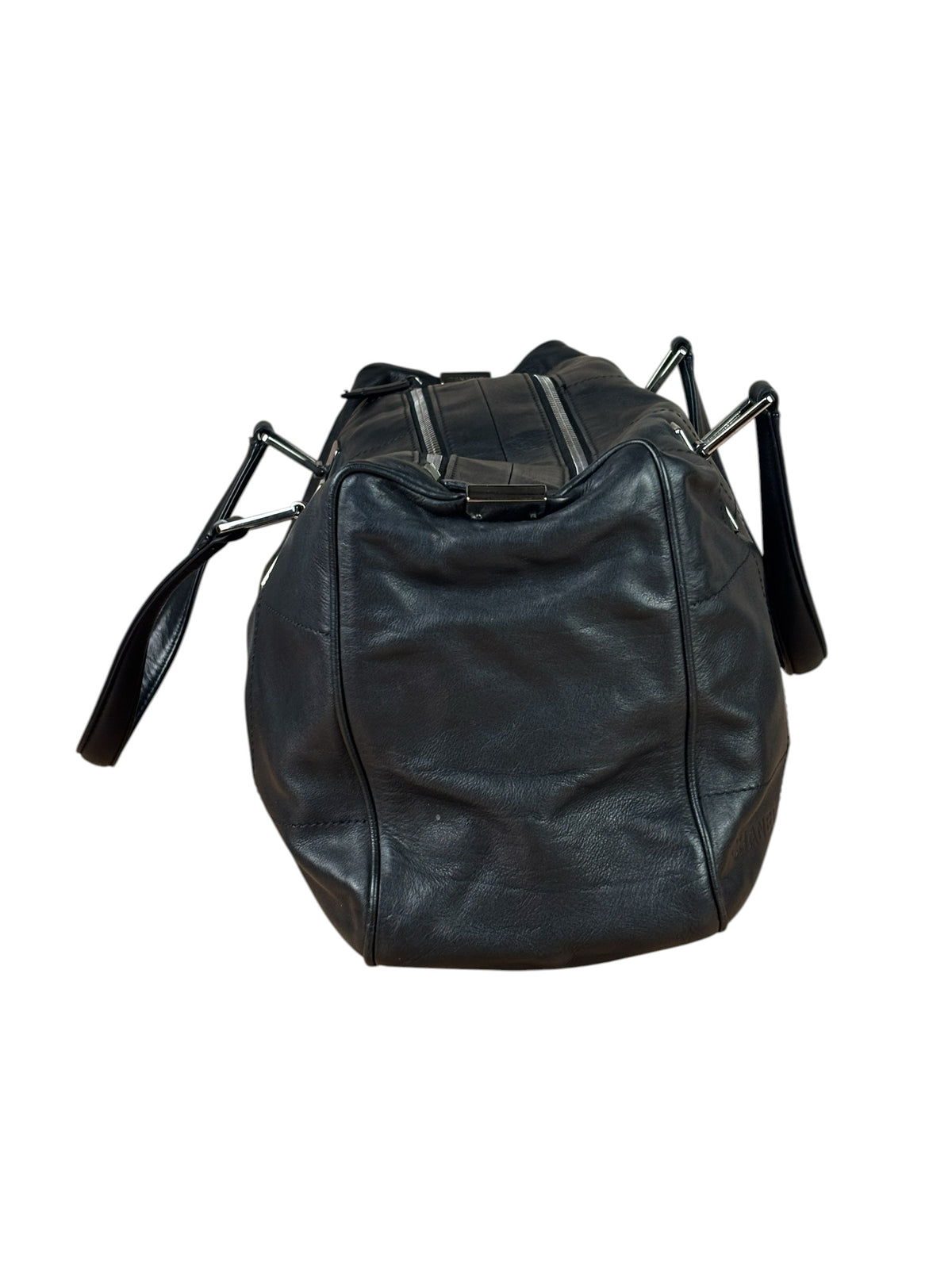 Chanel Black Lambskin Boston Chocolate Bar Bag