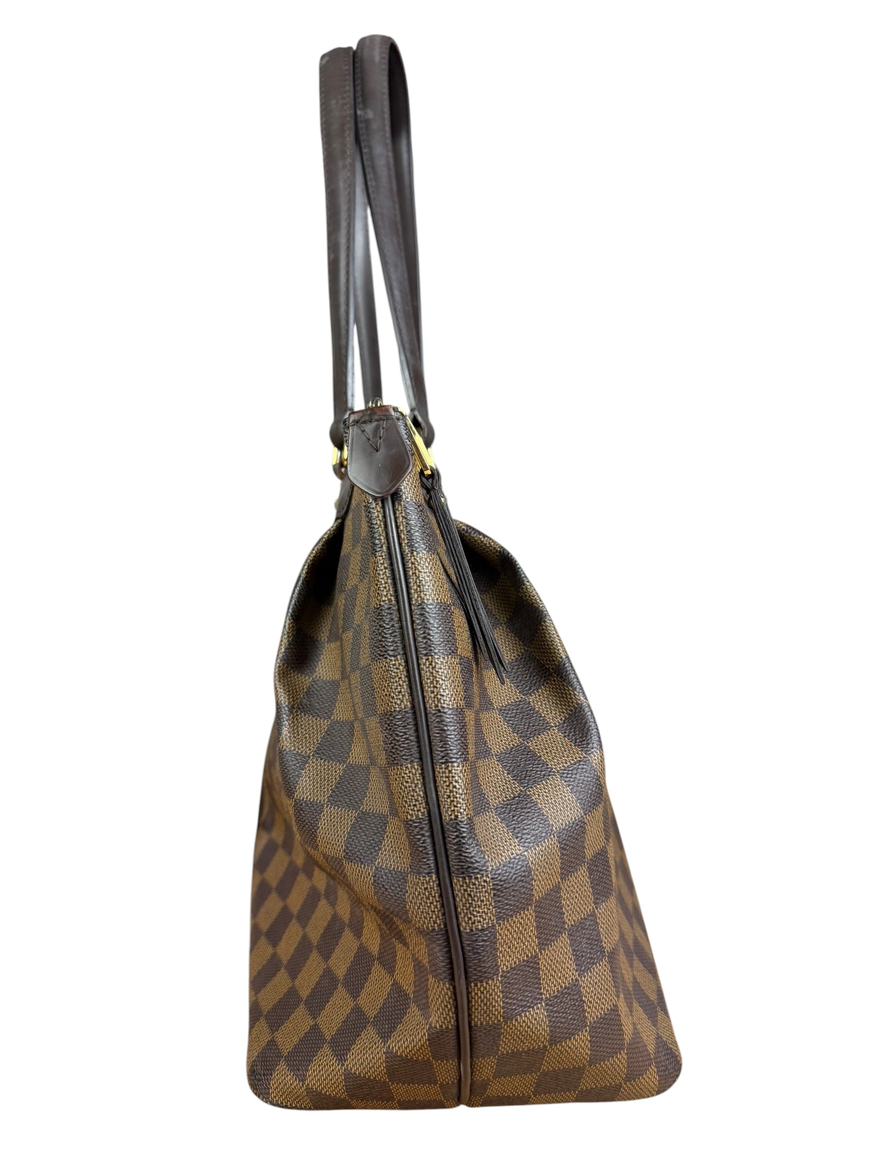 Louis Vuitton Canvas Damier Ebene Totally Shoulder/Tote Bag