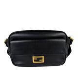 Fendi Black Leather Camera Crossbody