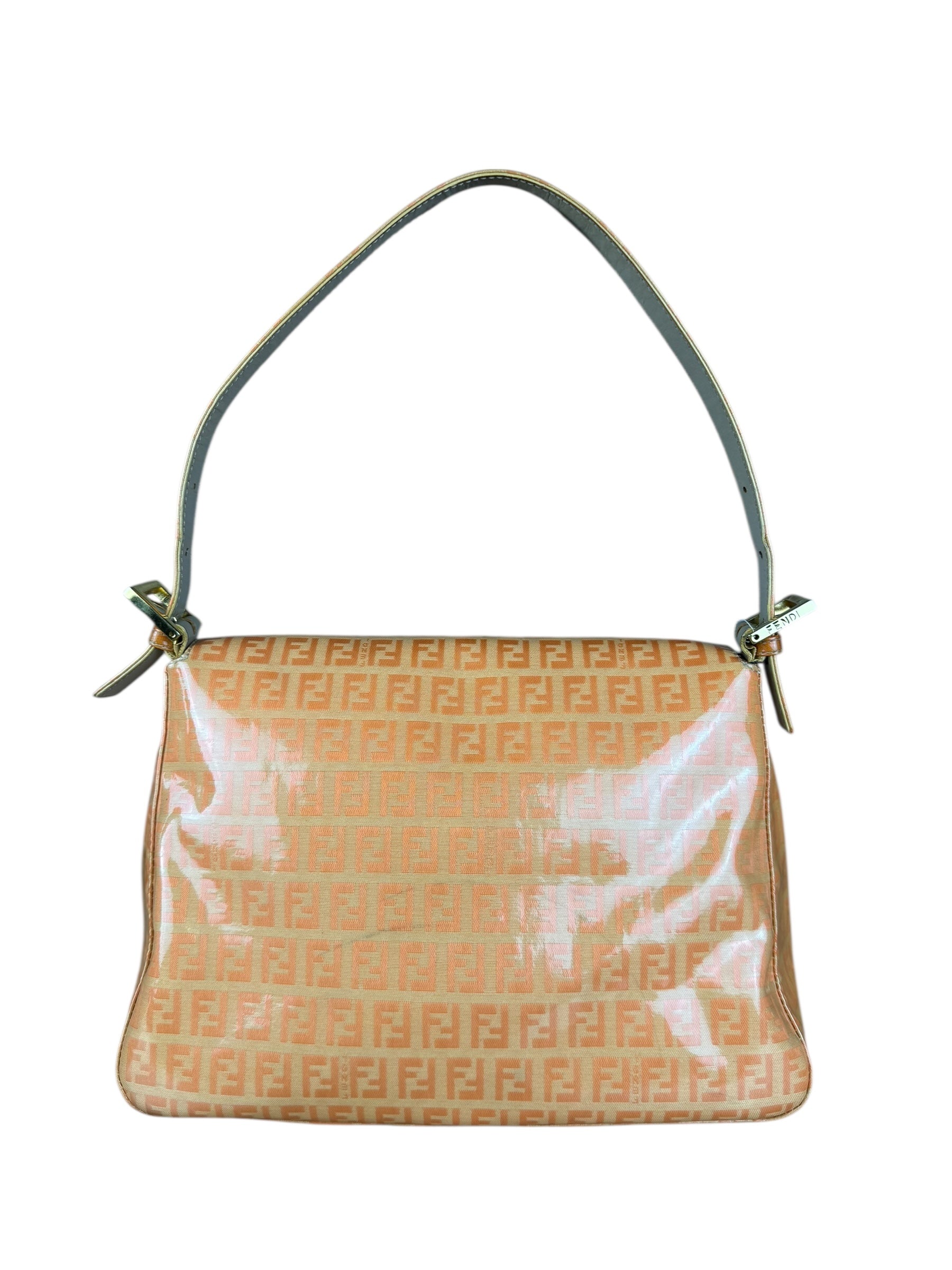 Fendi PVC FF Mamma Baguette Orange