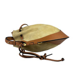 Loewe Brown/Beige Suede/Leather Trim Horseshoe Shoulder Bag