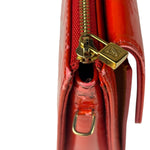 Louis Vuitton Red Vernis Mott Shoulder Bag