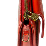 Louis Vuitton Red Vernis Mott Shoulder Bag