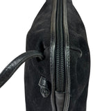 Bottega Veneta Black Suede/Leather Trim Crossbody Bag