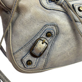 Balenciaga Light Blue Lambskin Le City Hip Pochette
