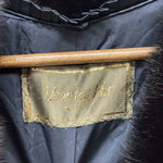 Moonbat Vintage Black Fox Fur Coat