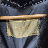 Moonbat Vintage Black Fox Fur Coat