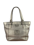 Loewe Anagram Metallic Leather Tote
