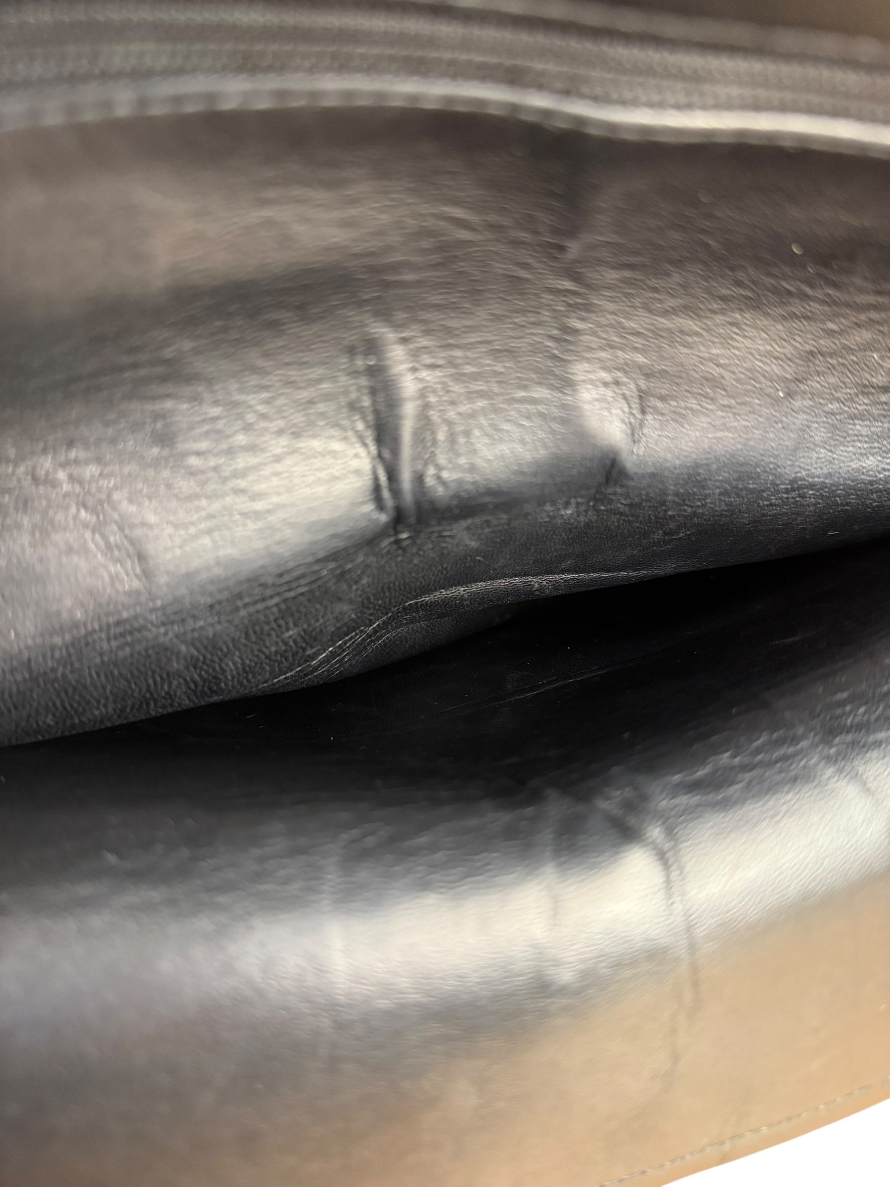 Chanel Classic Quilted Black Double Flap Bag 2003