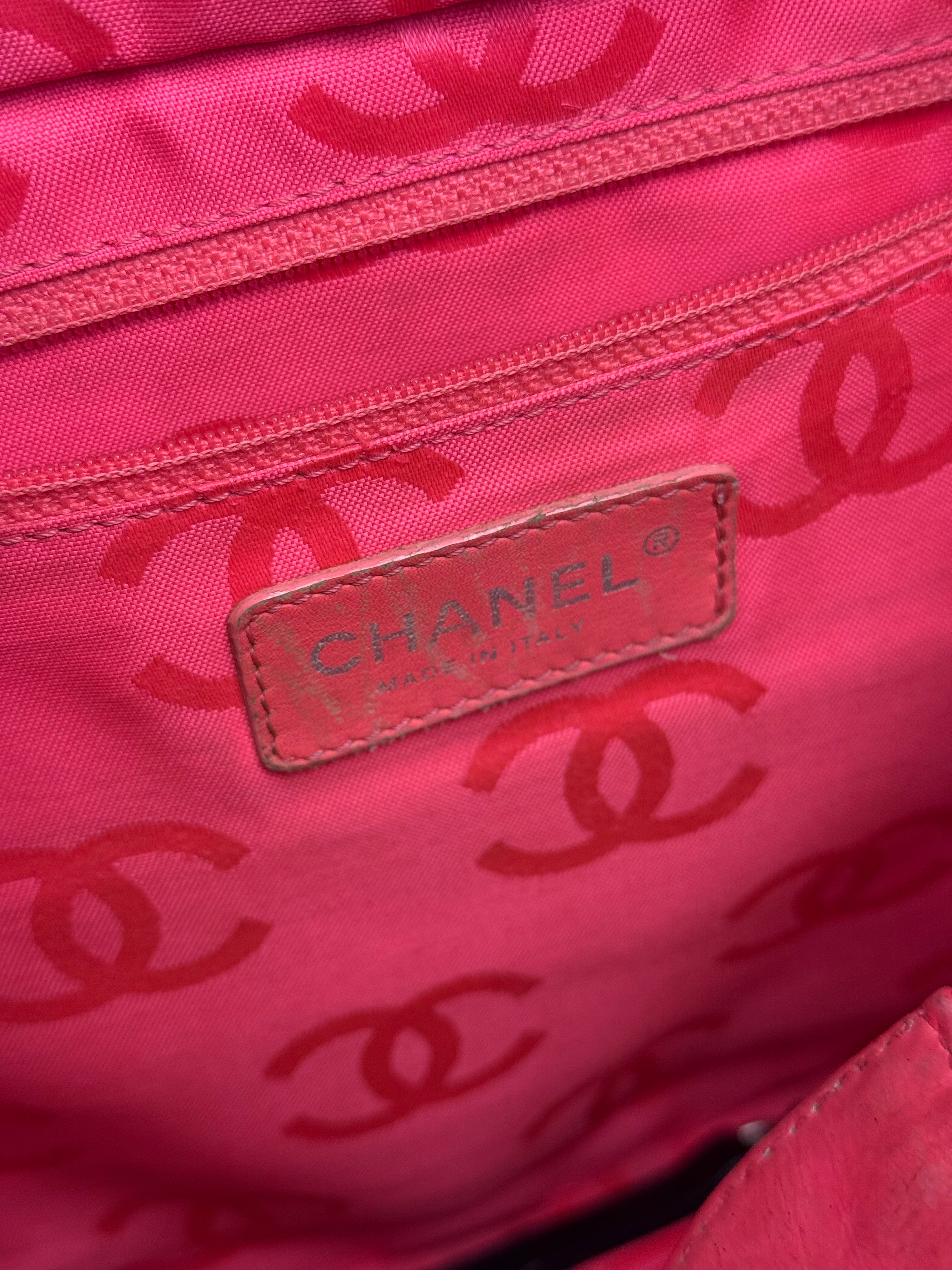 Chanel Black Quilted Leather Ligne Cambon Tote Bag 2004