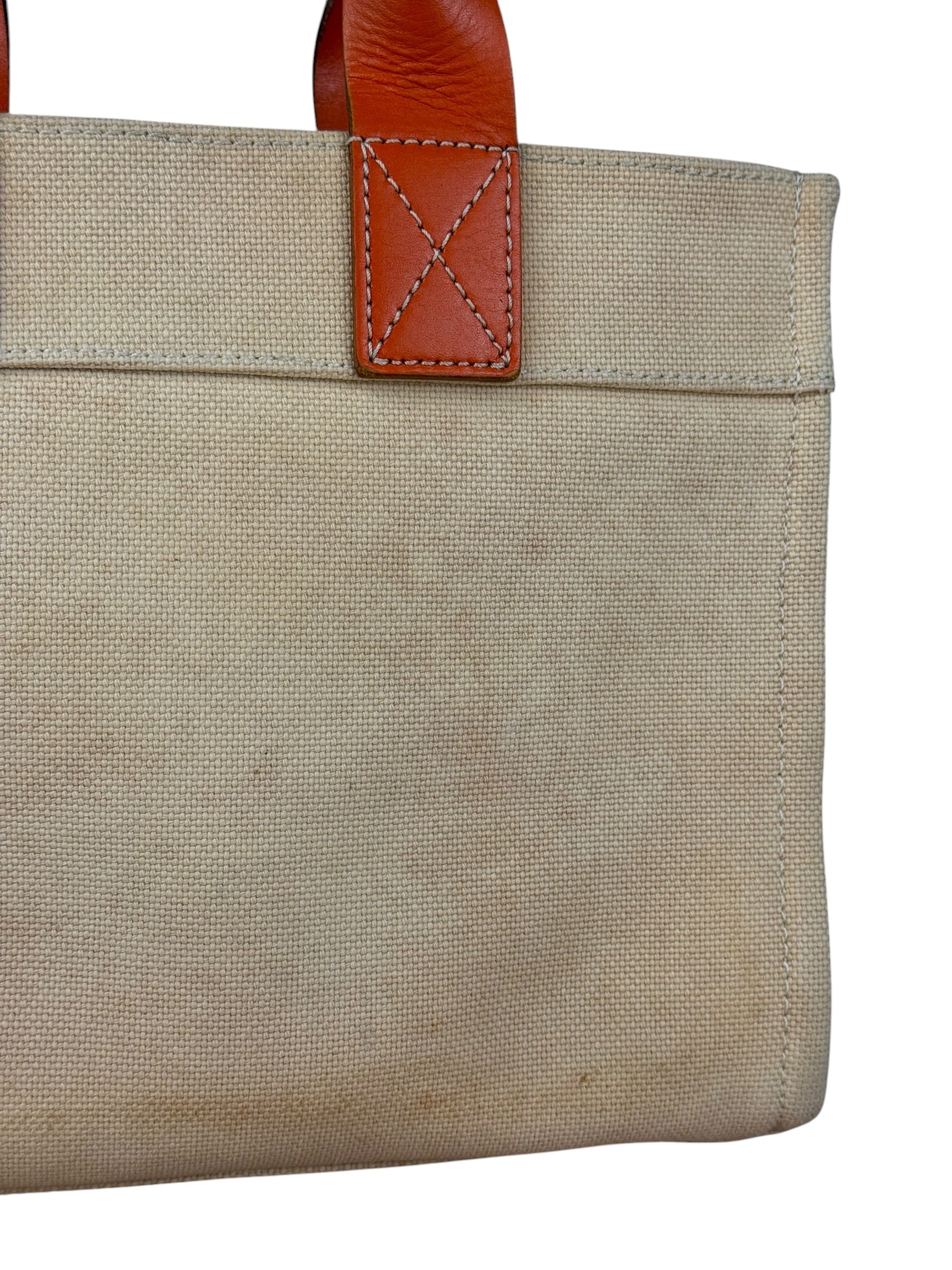 Burberry Blue Label Canvas and Leather Tote