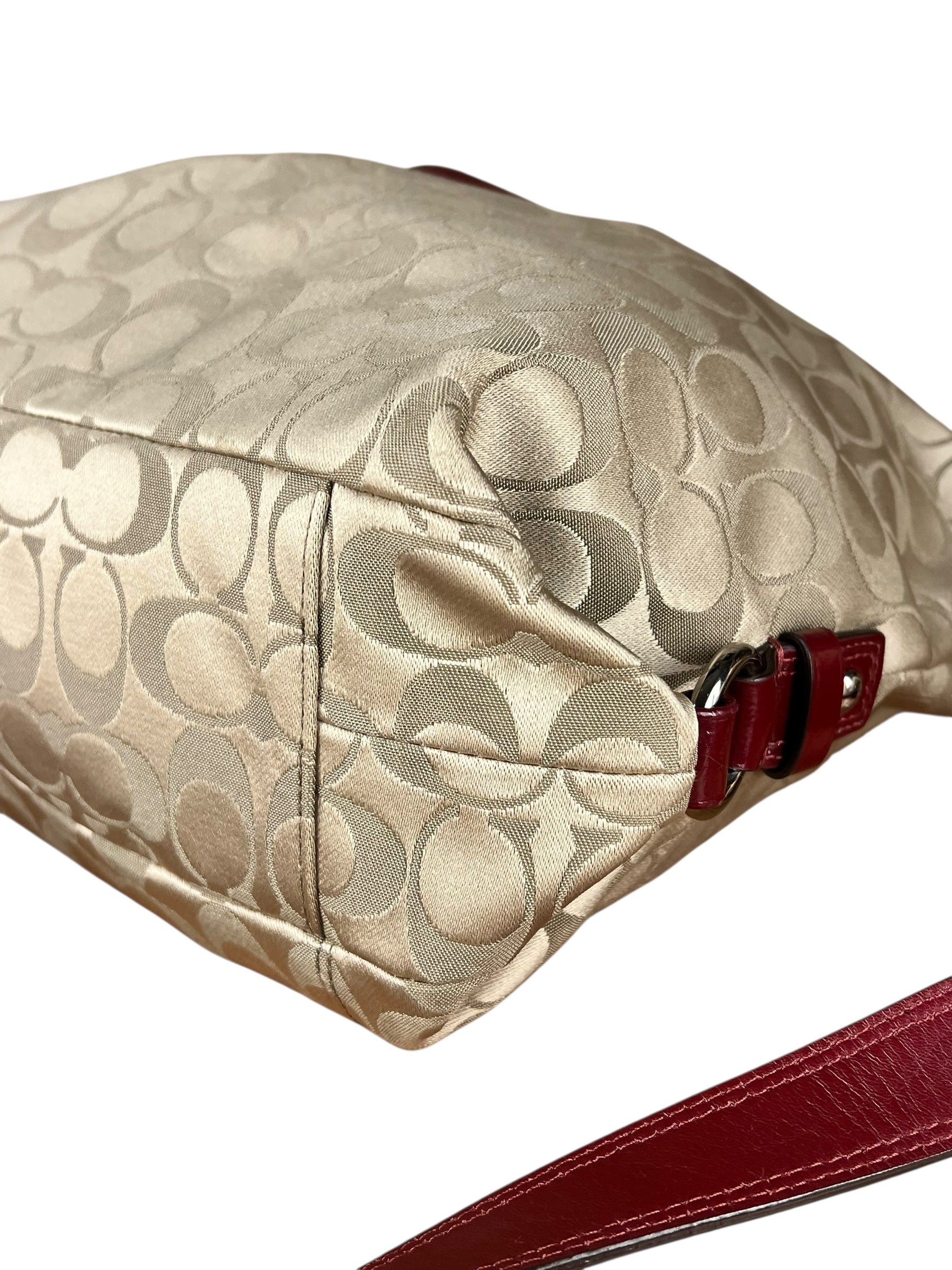 Coach Beige Signature C Tote Bag