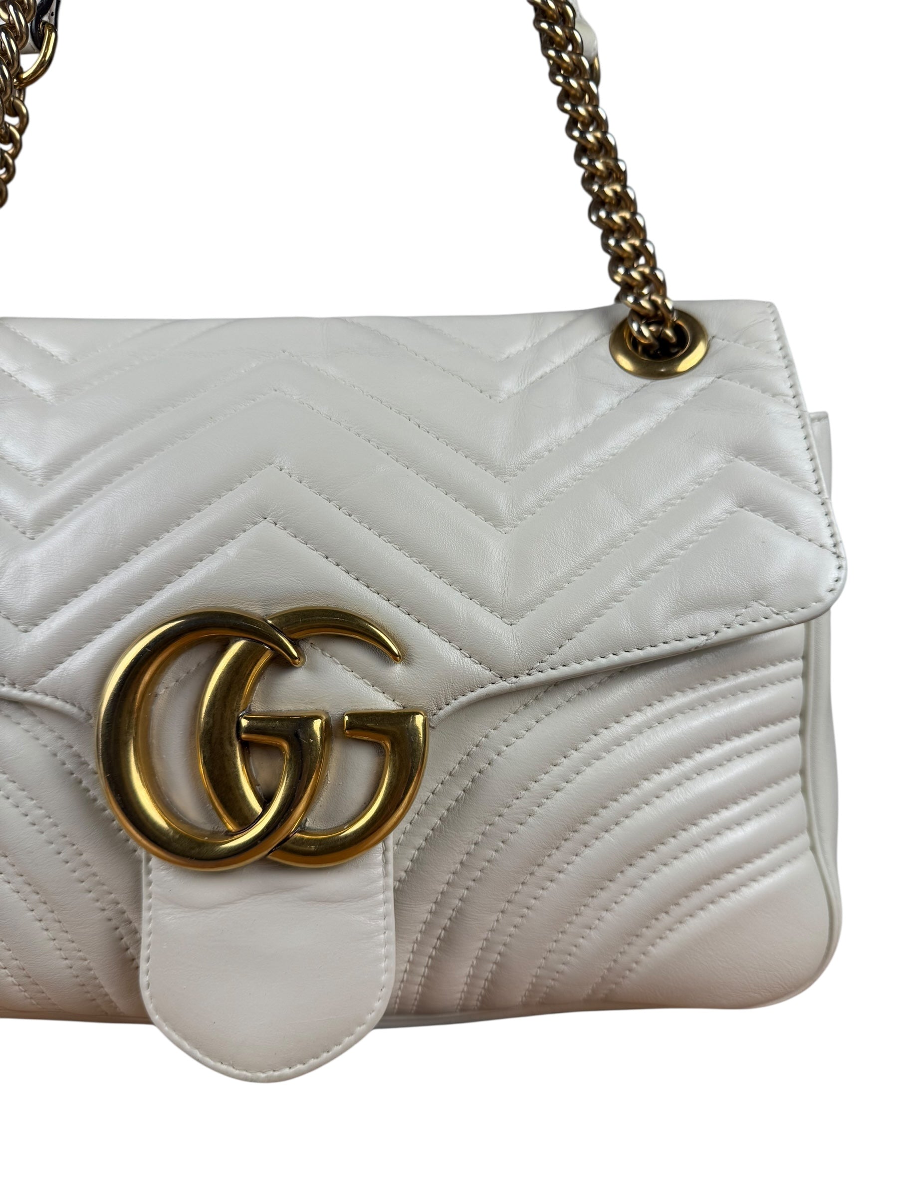 Gucci GG Ivory Marmont Bag