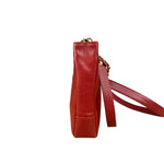 Chanel Red Caviar Leather CC Logo Tote Bag