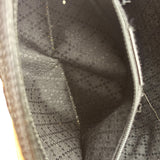 Gucci Vintage Black Ribbed Bamboo Top Handle Bag