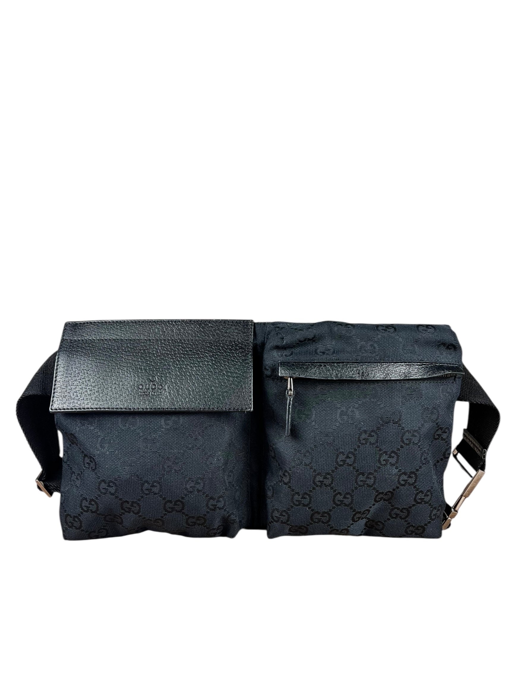 Gucci GG Canvas Belt Bag Black