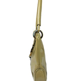 Gucci Vintage Beige Patent Leather Lady Lock Jackie Shoulder Bag