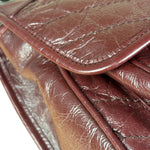 YSL Maroon Leather M Niki Shoulder Bag