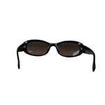 Christian Dior Vintage Black Oval Frame Sunglasses