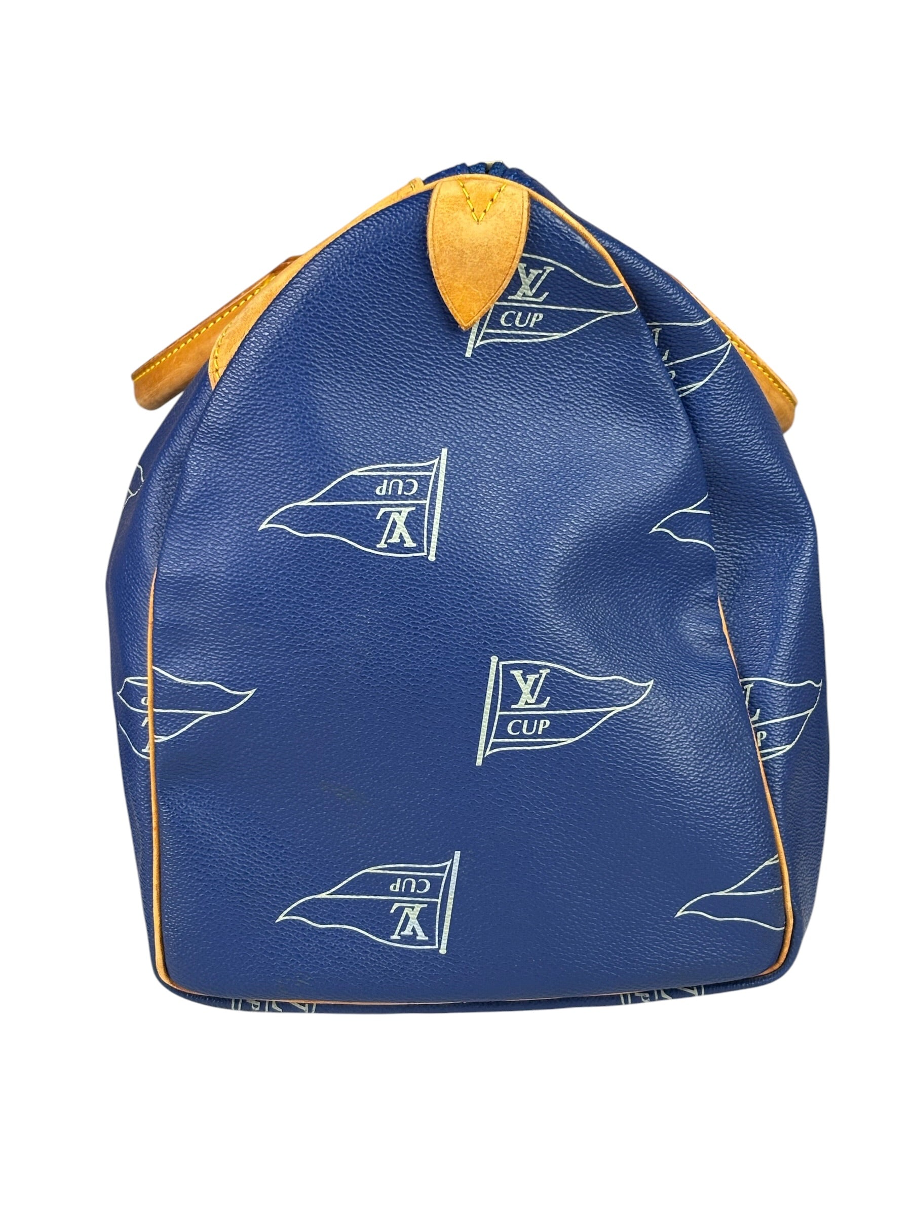 Louis Vuitton Blue America's Cup Keepall 45