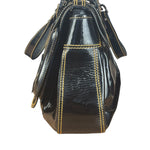 Fendi Black Patent Leather Shoulder Bag B