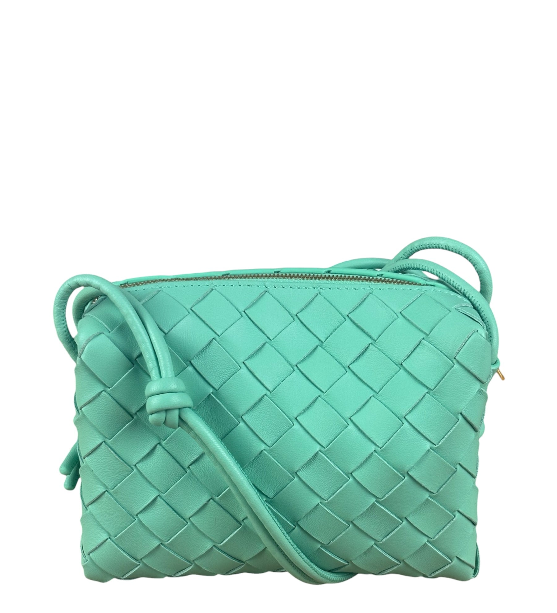 Bottega Veneta Mint Mini Loop Camera Bag