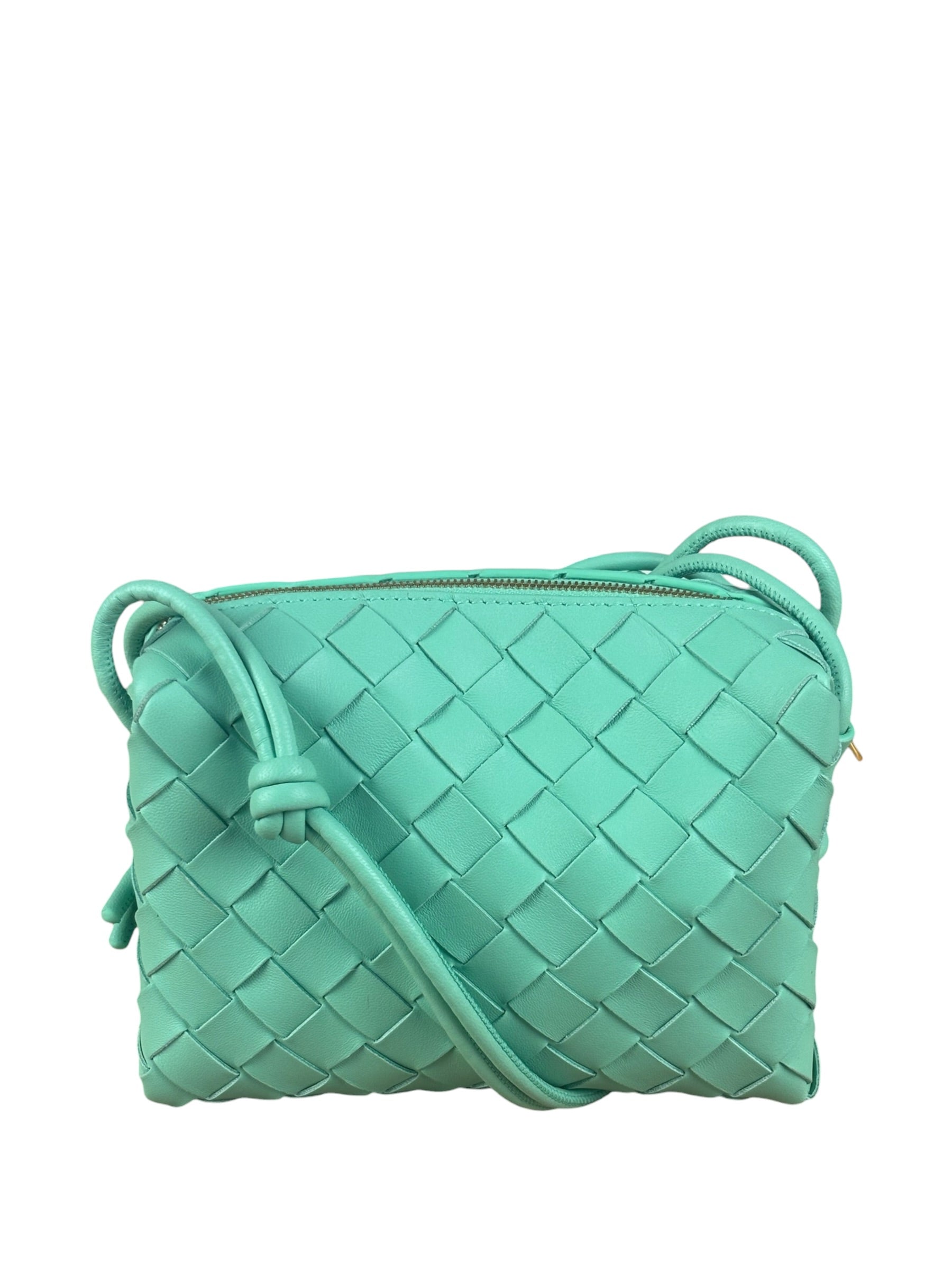 Bottega Veneta Mint Mini Loop Camera Bag