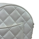 Chanel CC In Love White Quilted Leather Heart Bag 2022