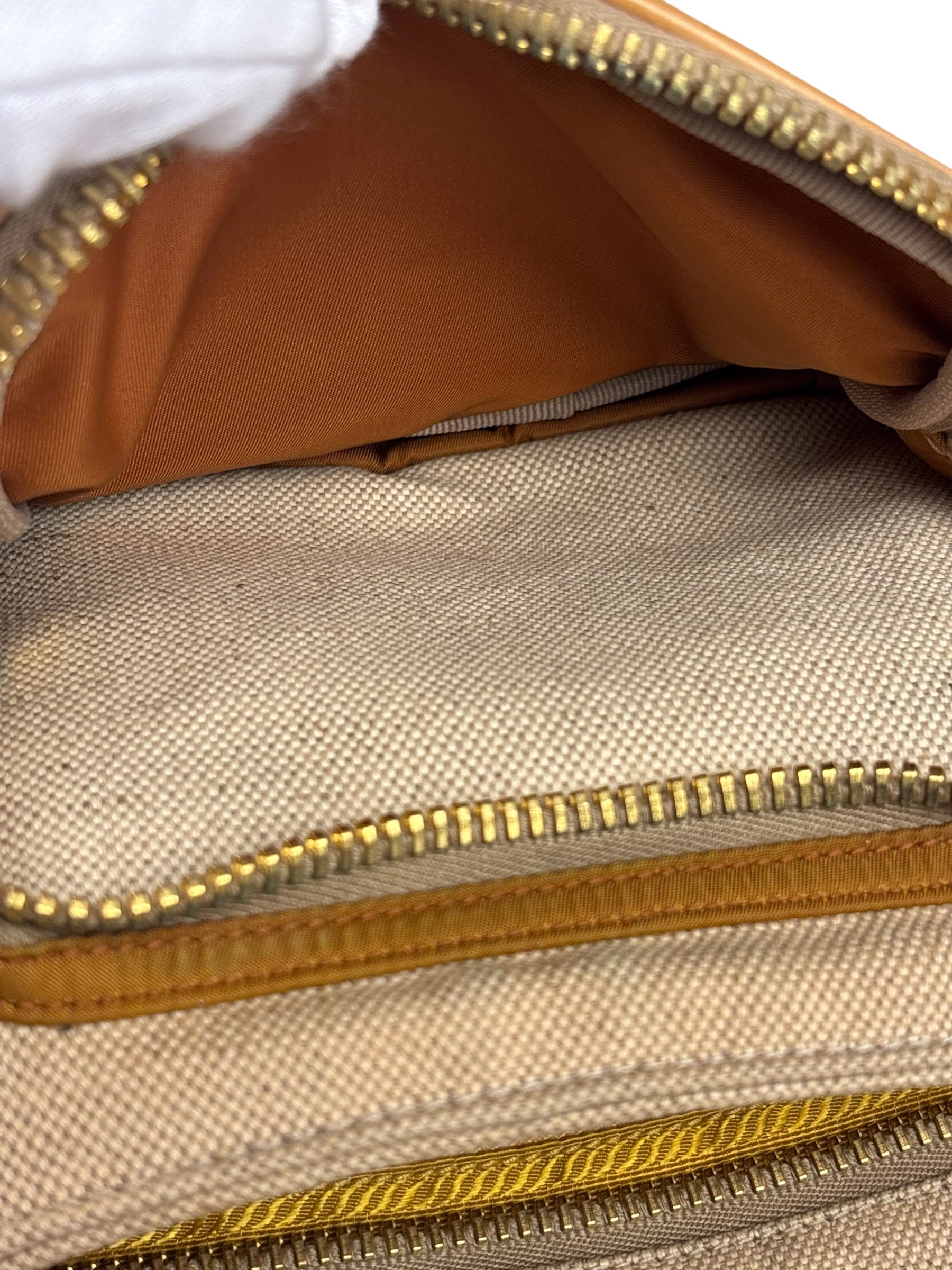 Prada Multicolor Leather Trim Sac Multi-Poches Crossbody Bag