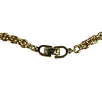 Christian Dior Vintage Classic Gold Twist Rope Chain