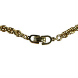 Christian Dior Vintage Classic Gold Twist Rope Chain