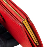 Louis Vuitton Vintage Red Epi Leather Agenda Cover Pochette