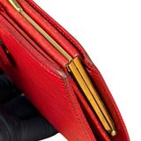 Louis Vuitton Vintage Red Epi Leather Agenda Cover Pochette