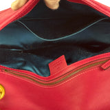 Gucci Pink GG Velvet Marmont "Blind for Love" Flap Bag