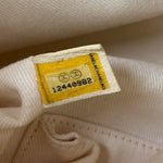 Chanel Beige Quilted Leather  Chain Shoulder Bag 2008