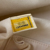 Chanel Beige Quilted Leather  Chain Shoulder Bag 2008