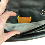 Coach Nappa Leather Black Tabby 18 Crossbody