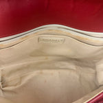Chanel Red Qulited Leather Flap Shoulder Bag 2011