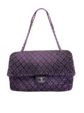 Chanel Purple Denimpressions XXL Flap Bag 2019