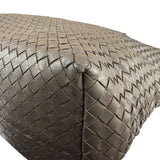 Bottega Veneta Gray Nappa Leather Intrecciato Tote Bag