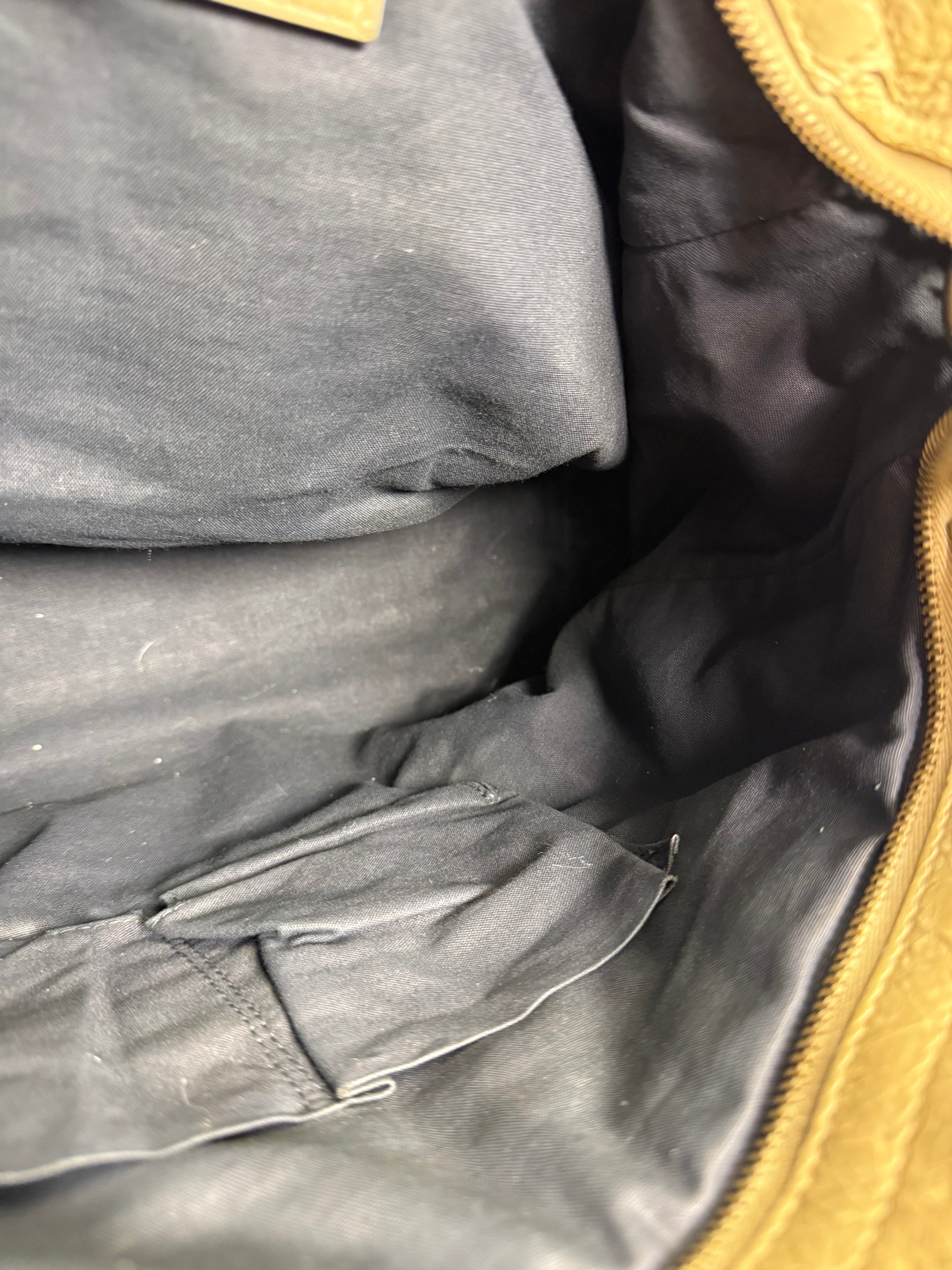 Balenciaga Olive Lambskin Velo Moto Two-Way Bag