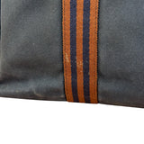 Hermes Vintage Blue/Brown Fourre-Tout Canvas Tote Bag MM