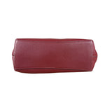 Coach Maroon Pebbled Leather Remi 2Way Bag