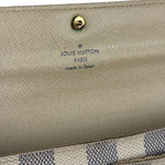 Louis Vuitton Damier Azur Sarah Long Wallet