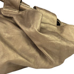 Loewe Metallic Gold Leather Nappa Aire Handbag