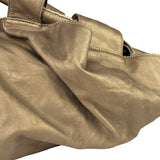 Loewe Metallic Gold Leather Nappa Aire Handbag