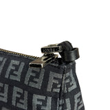 Fendi Black Zucca Vintage Pouch
