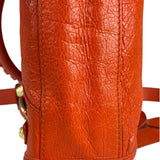 Balenciaga Red Leather Mini City Bag