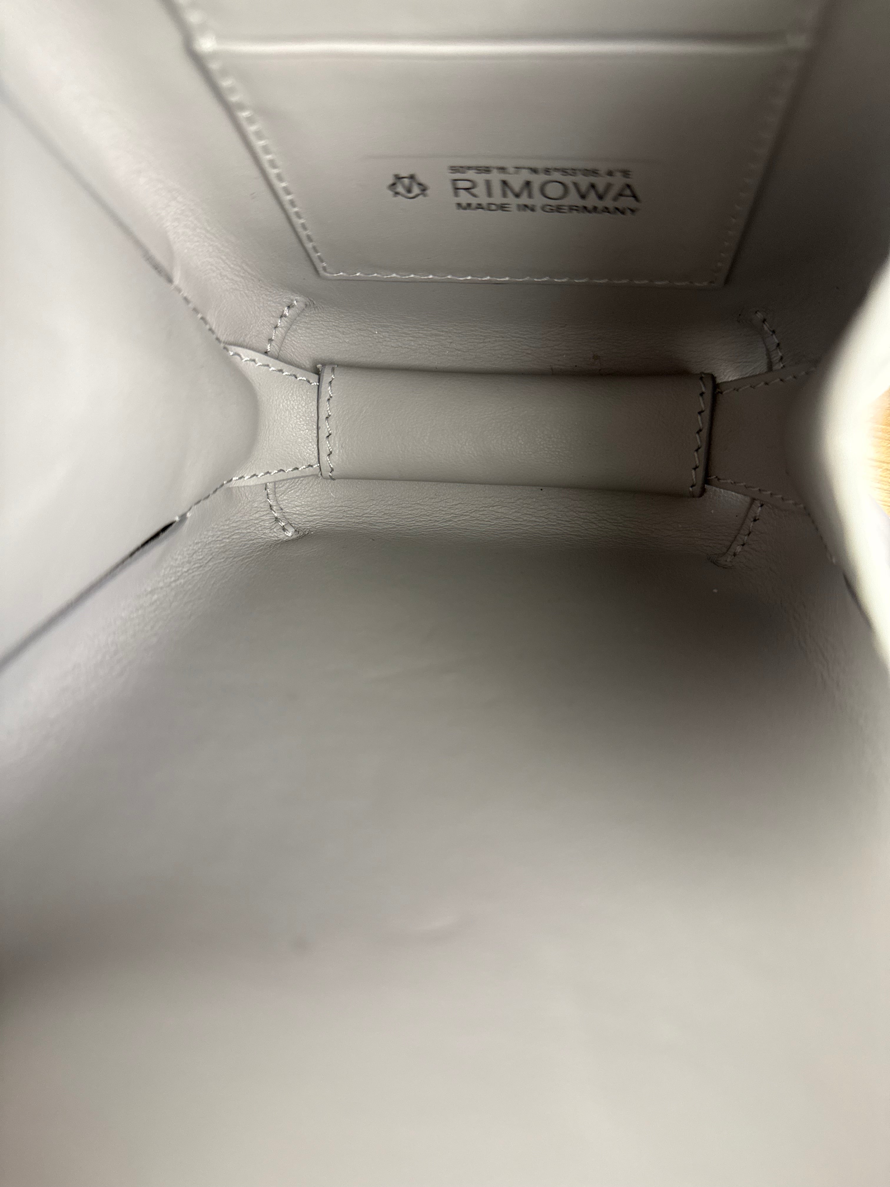 Rimowa Aluminium Personal Sling Clutch Silver