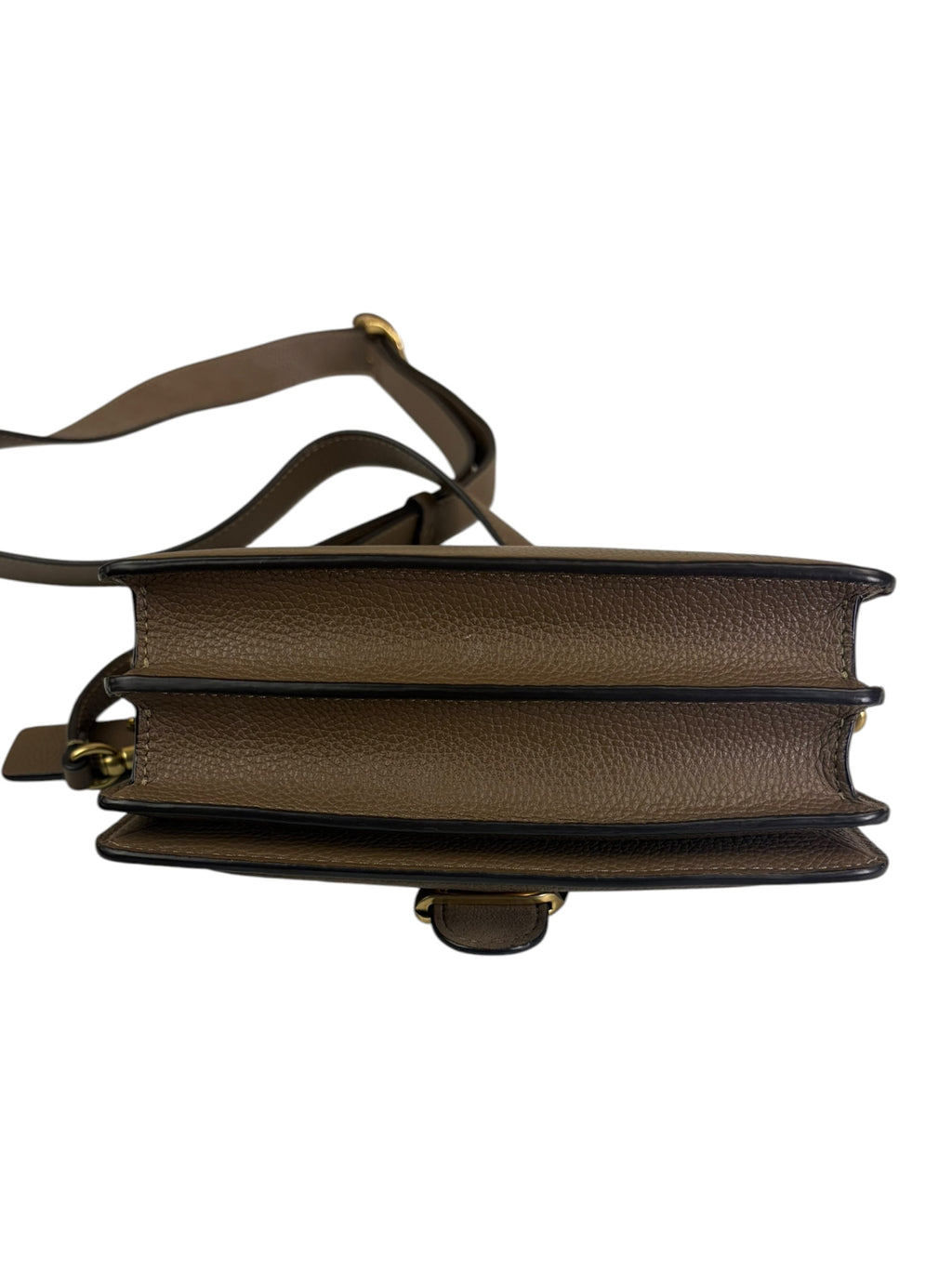 Coach Taupe Leather Tabby Two-Way Bag